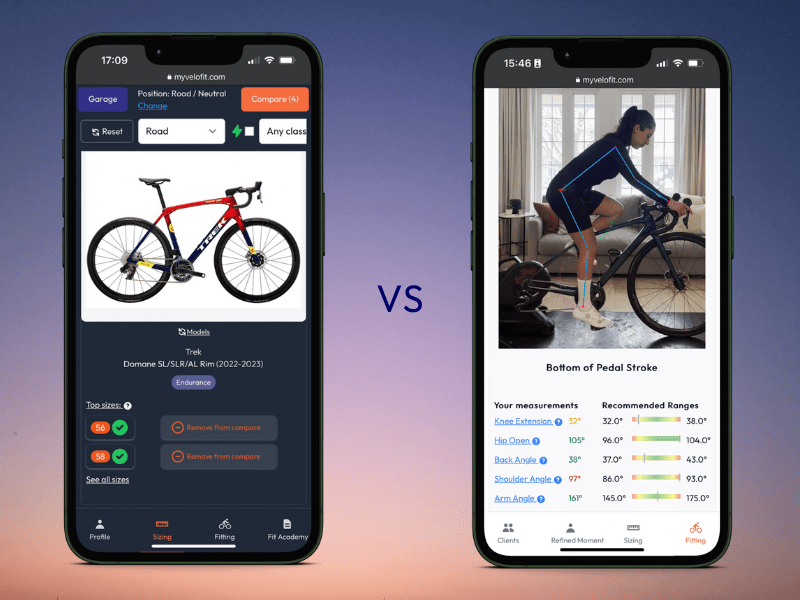 Bike sizing vs bike fitting
