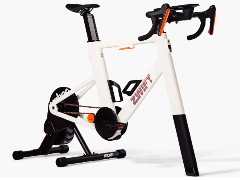 Smart bike trainer, Zwift Ride powered by Kickr Core.